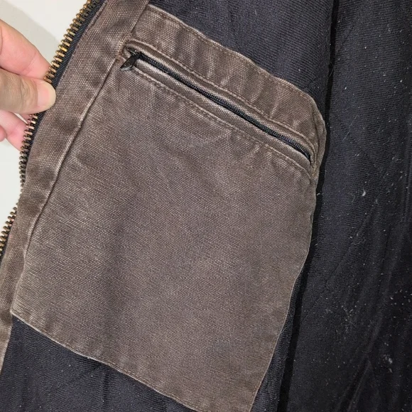 Carhartt Dark Brown Zip-Up Jacket - Picture 12 of 13